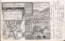 ST. SULPICE, carte Oscar Huguenin