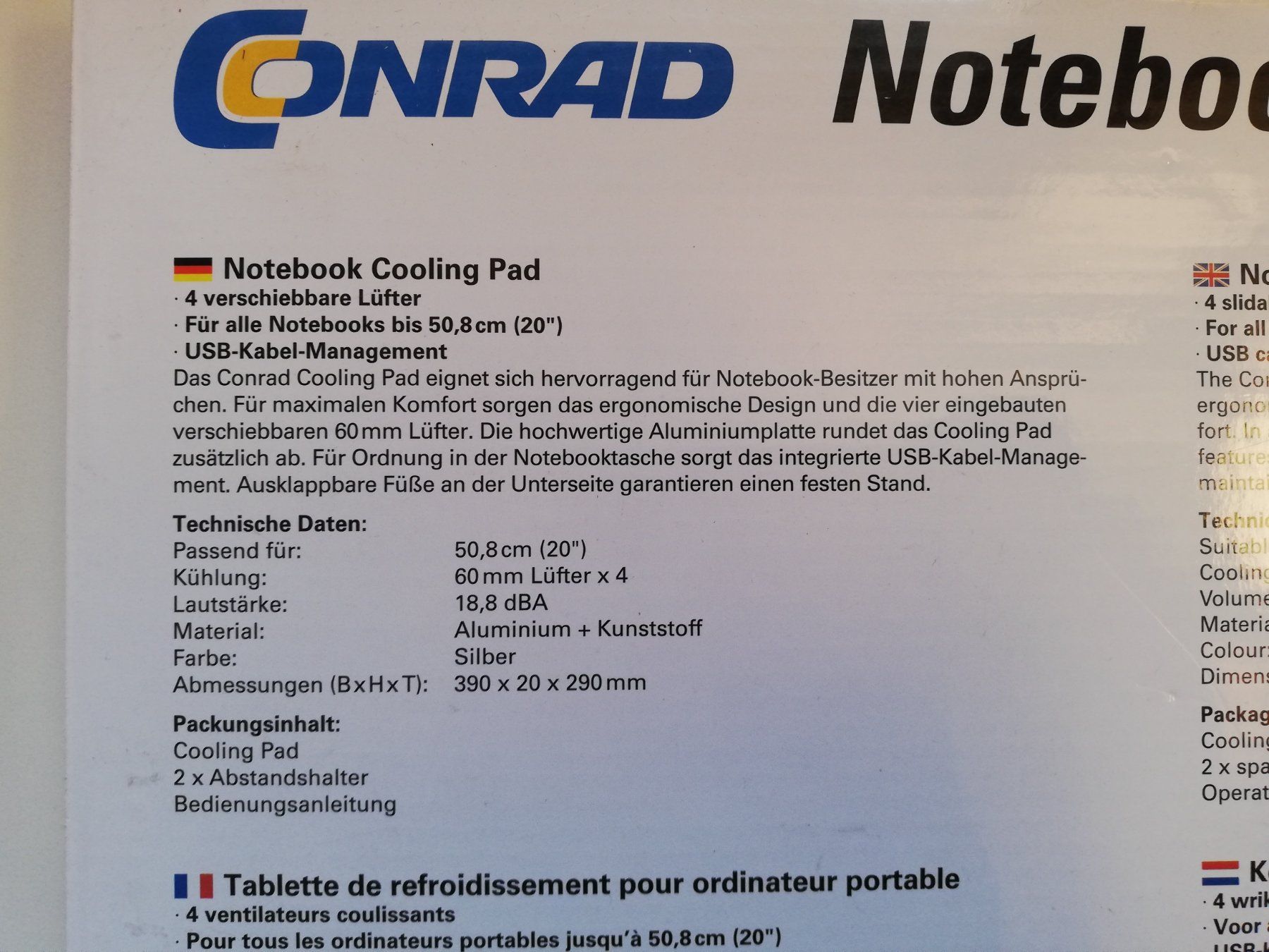 Ventilatori: Notebook Kühlung – Nuovo e nell'imballaggio originale da Rothrist venduto da GIWALD 2
