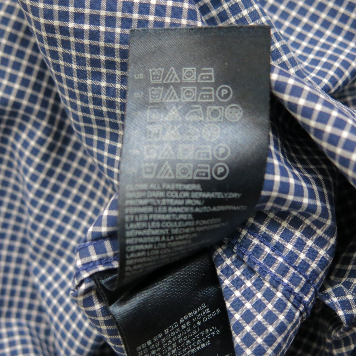 Camicie: Tommy Hilfiger blau kariertes Hemd – Usato da Seltisberg venduto da pipistrumpf 3