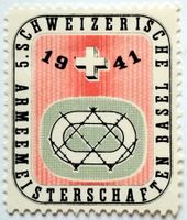 Soldatenmarke 2.WK, Basel 1941, Deu, Wi AM 13