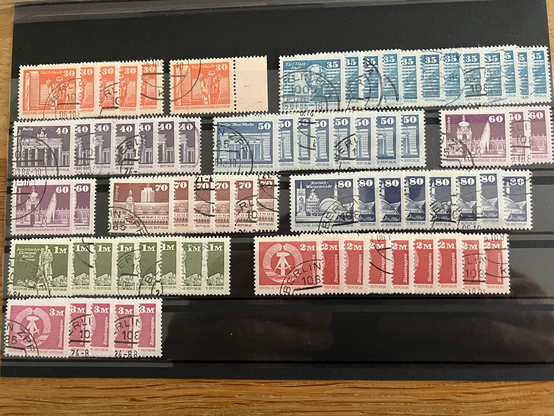 Alle Briefmarken: Briefmarken DDR – Gebraucht aus Bolligen von Isebo 1