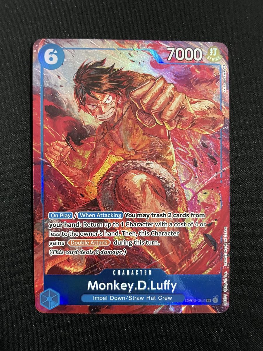 Bandai Sammelbilder & Trading cards: One Piece OP02 Monkey D. Luffy Alternate Art – Neu (gemäss Beschreibung) aus Zürich von MatCollection