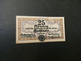 Dt. Reich, Guttentag - Notgeldschein