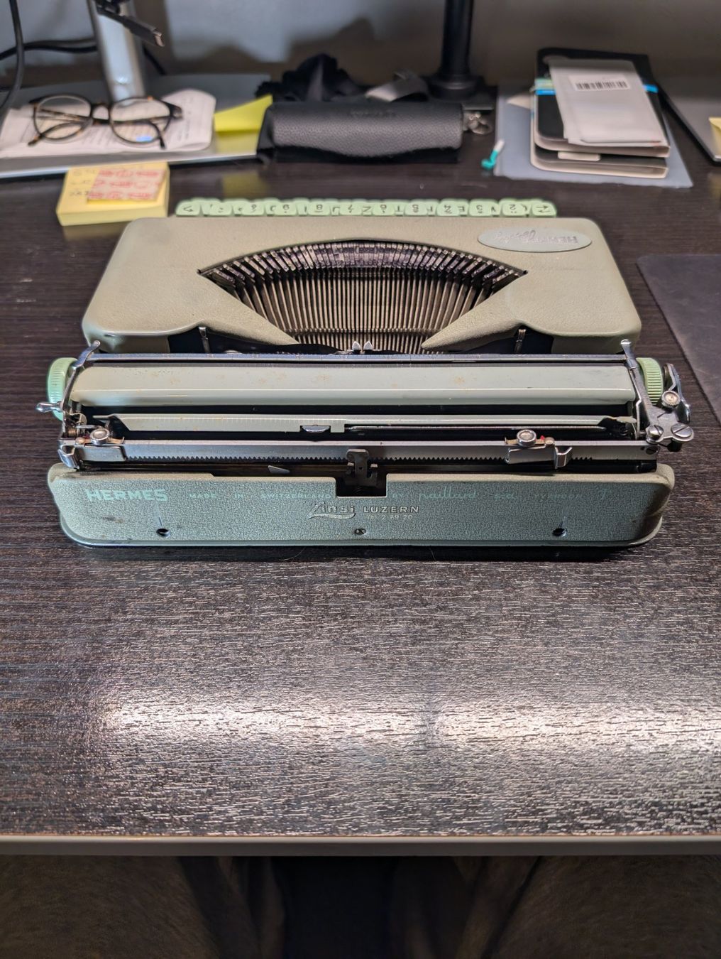 Macchine da scrivere: Machine à écrire vintage Hermes Baby – Usato da Versoix venduto da Ginger_Bread 1