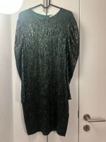 ZARA Paillettenkleid – Smaragdgrün – Grösse S