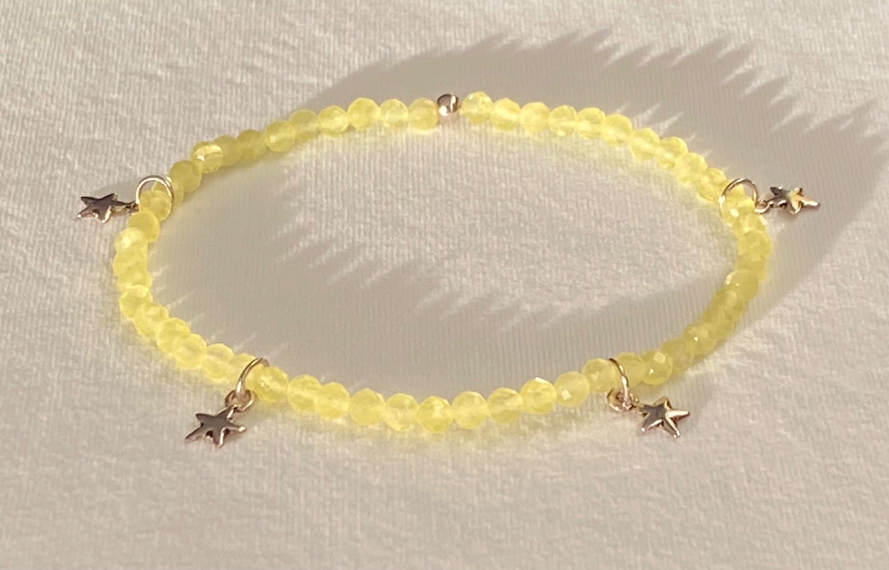 Bracciali & Braccialetti: Edelstein Armband Lemon Jade mit Silber – Nuovo e nell'imballaggio originale da Zuzwil SG venduto da Lemliskat 1