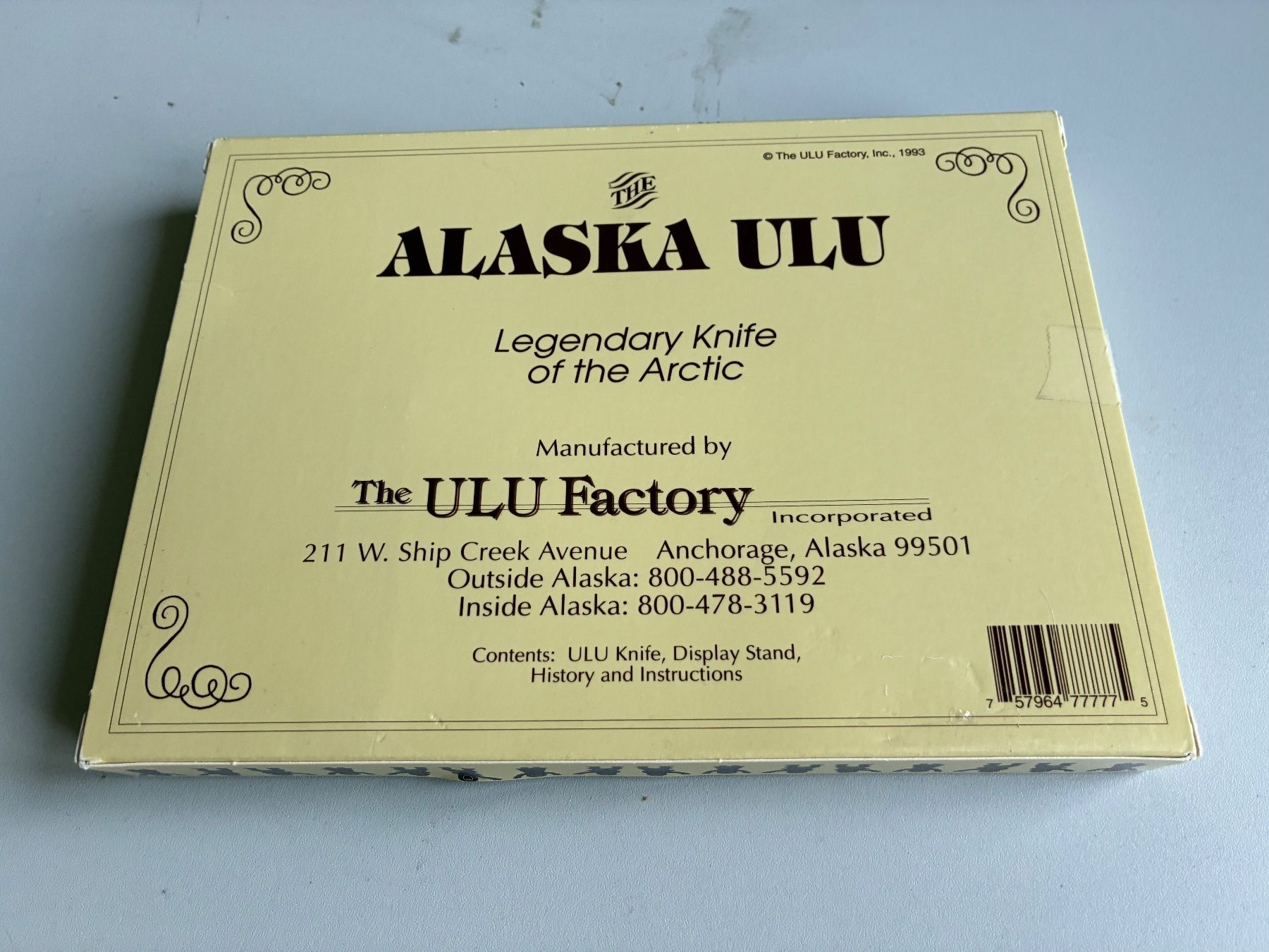 Küchenmesser: Messer Alaska Ulu – Neu und originalverpackt aus Illnau von smpk 1