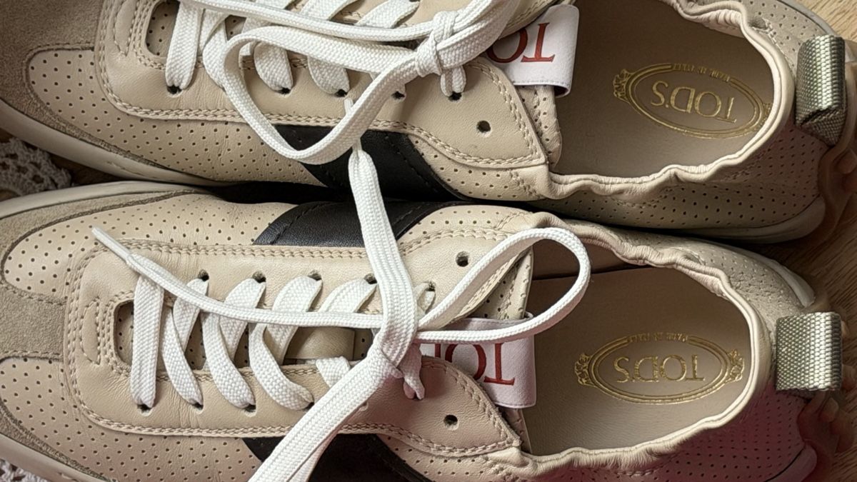 Tod'S Scarpe da donna: Tod's Ledersneaker Beige/Braun, Gr. 39 – Nuovo (secondo la descrizione) da Steinach venduto da Pumuckeli1 2