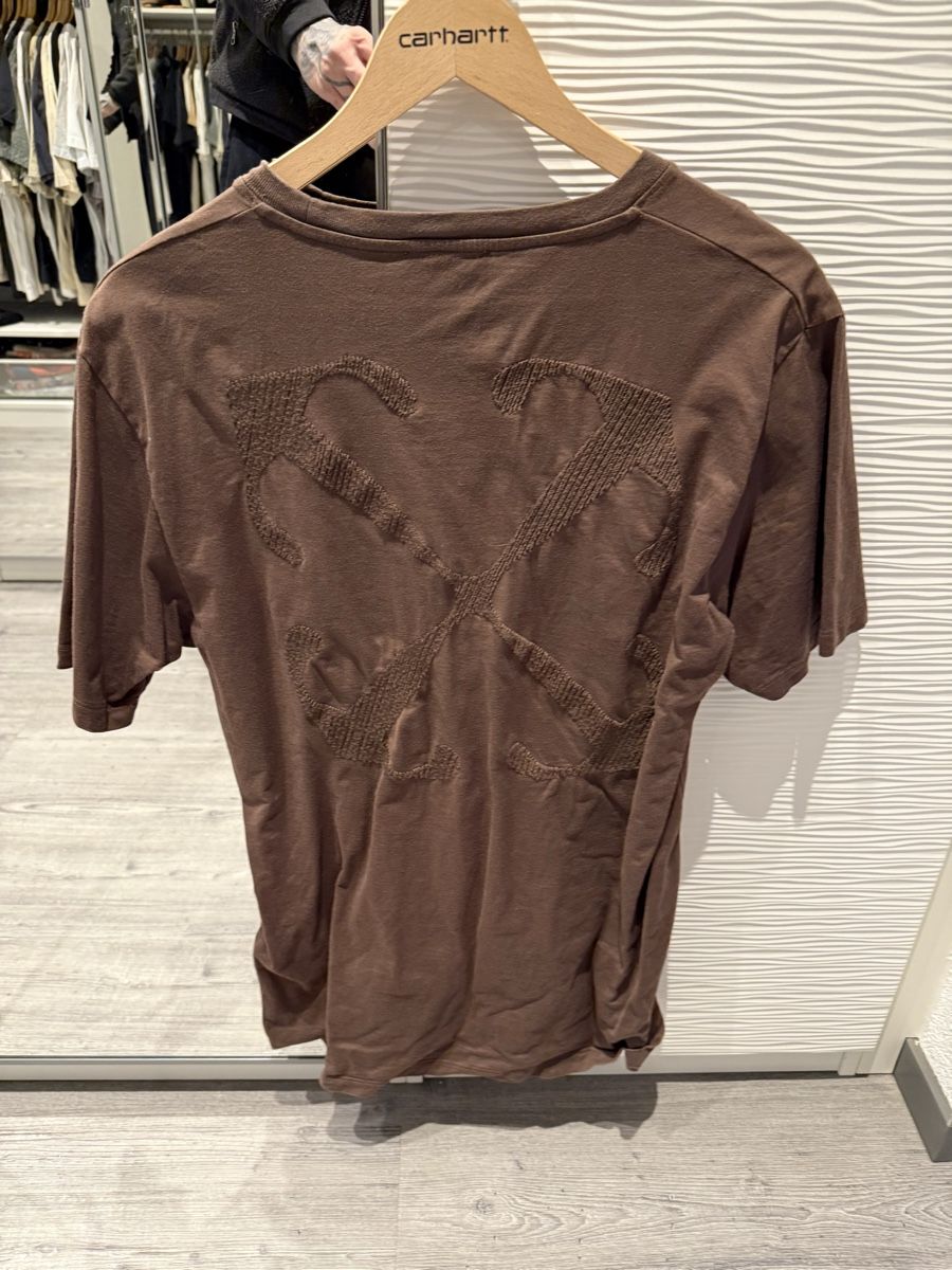 Off-White T-shirt: Off white embroidered tshirt L – Usato da Giubiasco venduto da Darkemperor 1