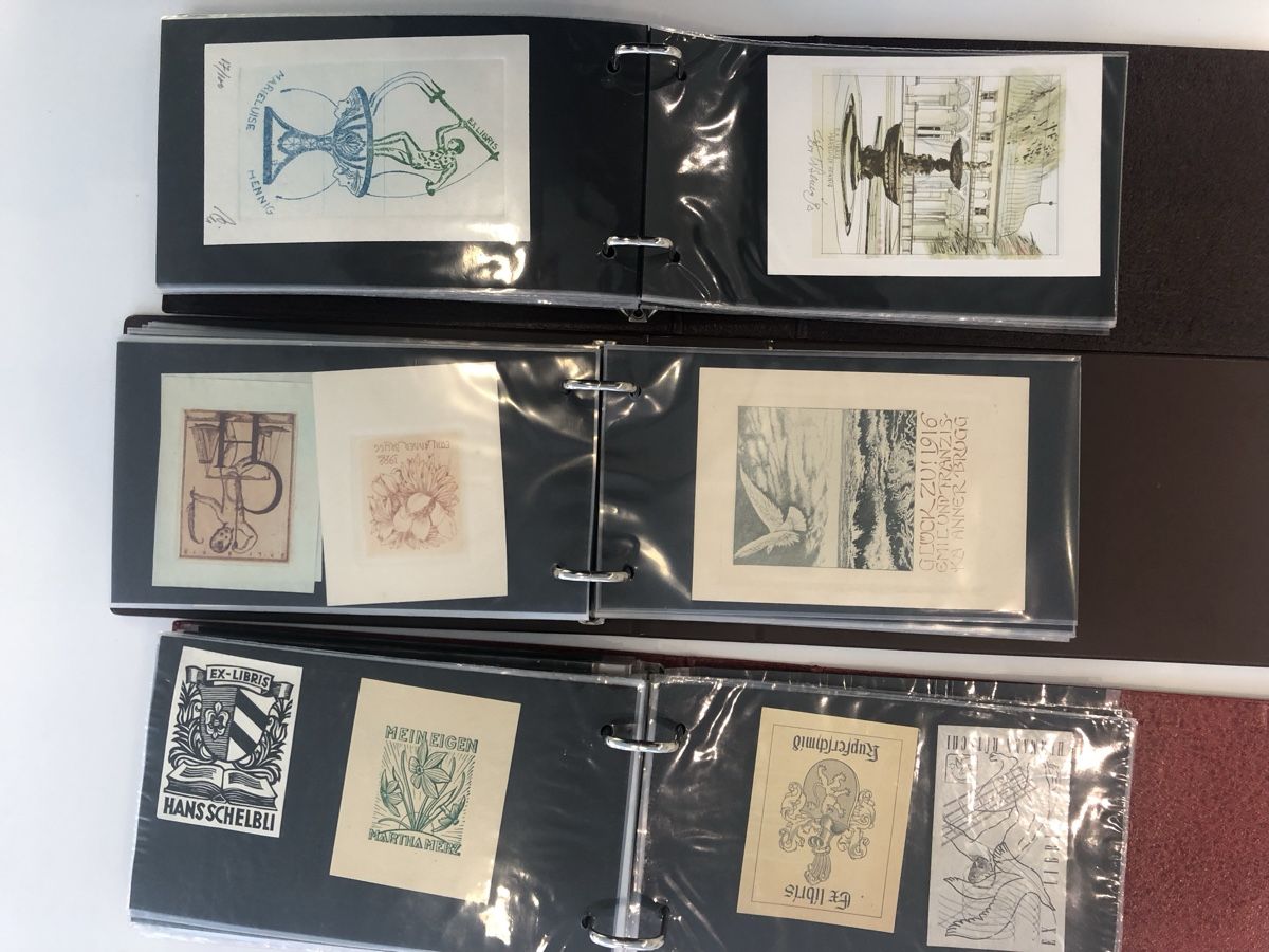 Poster & Bilder: Grosse Sammlung Ex-Libris in 3 Alben - viele limitierte ! – Gebraucht aus Lufingen von Rac0 4