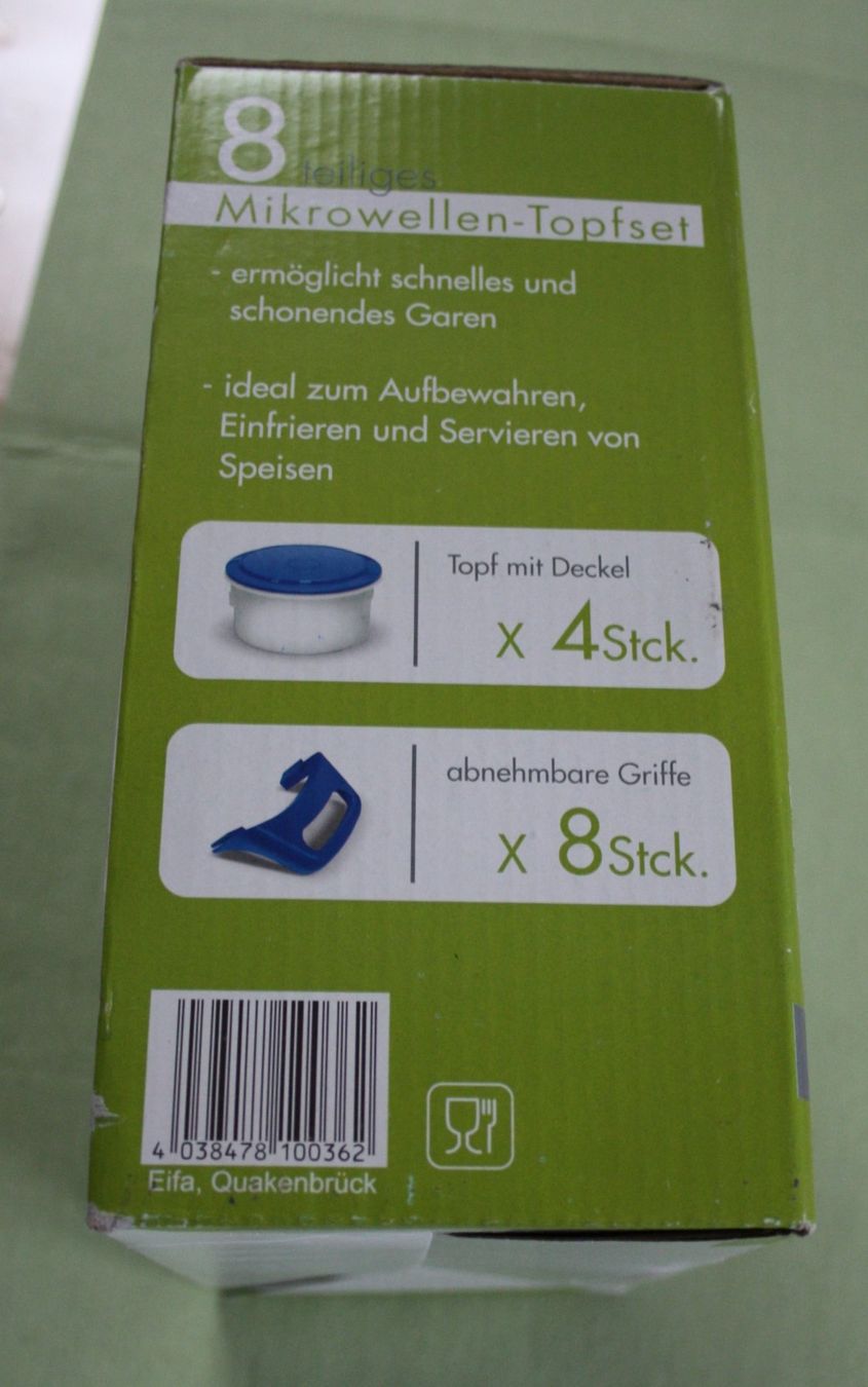 Contenitori & Simili: 8 teiliges Mikrowellen-Topfset NEU – Nuovo e nell'imballaggio originale da Flüelen venduto da Alt-und-Neu 4