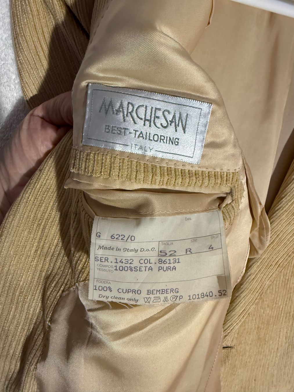 Giacche: Cordjacke von Marchesan in beige – Usato da Neukirch / Egnach venduto da Taucher68 2