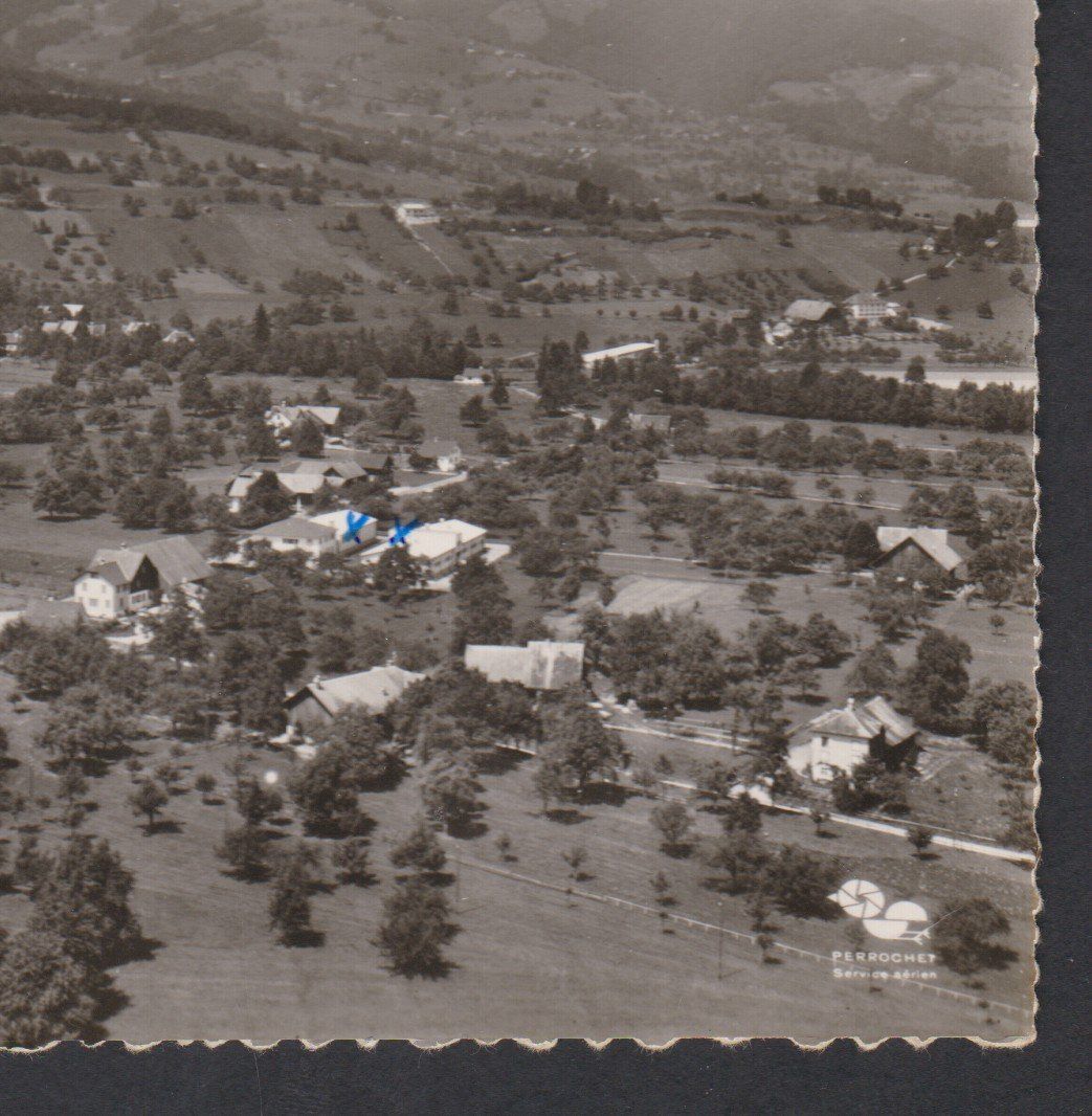 Cartoline postali: Hinterforst   SG Flugaufnahme   :  alte Ansichtskarte 1965 – Usato da Vitznau venduto da Ropaku 2