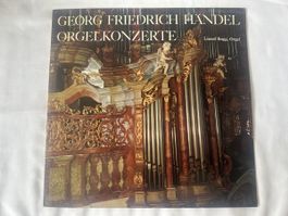 Händel Orgelkonzerte - Lionel Rogg, Orgel LP Schallplatte