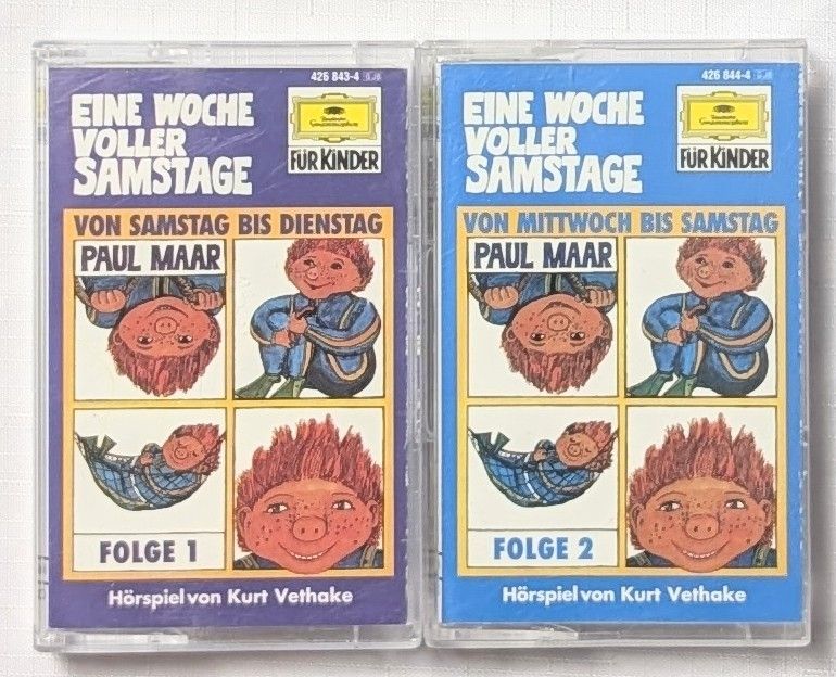 Kompaktkassetten: Kassetten - Sams - Eine Woche voller Samstage - 1&2 – Gebraucht aus Wängi von ABIZONE-86