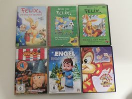 DVD Kinderfilme Felix Wickie Chip und Chap guter Zustand
