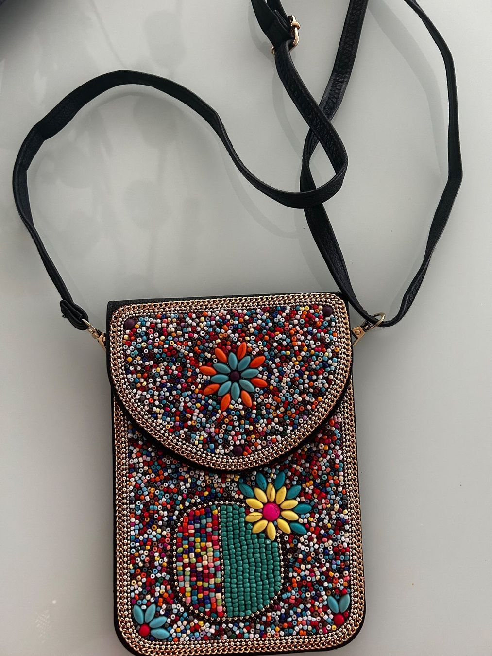 Borse: Handmade- Uigur / Bunte handgemachte Handytasche – Nuovo (secondo la descrizione) da Romanshorn venduto da jan_9rdj