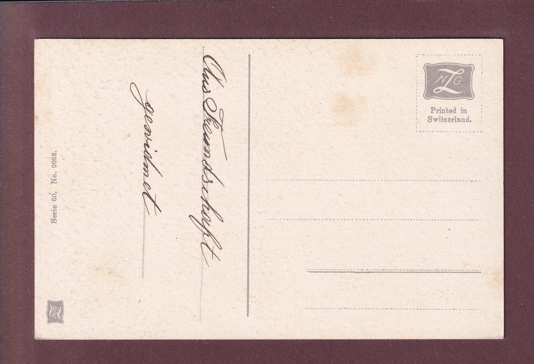Cartes postales: WETTERHORN – D'occasion à Pully par nicecards 1