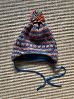 Bunte Strickmütze mit Futter, Grösse ca. 45-49 cm