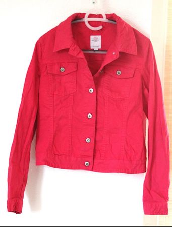 s.Oliver Rosa-Pink Farbige Jeans ähnliche Jacke , Gr.38