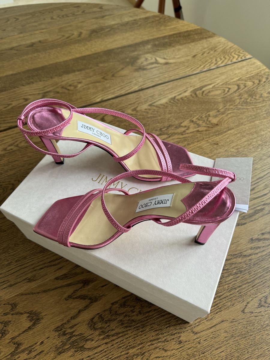 Jimmy Choo Damenschuhe: Jimmy Choo Pink Sandals - Size 39.5 – Gebraucht aus Zürich von zurich_230 5