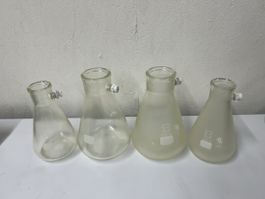 Vakuum-Saugflasche DURAN Schott lot 2x 1000 ml 2x 2000ml