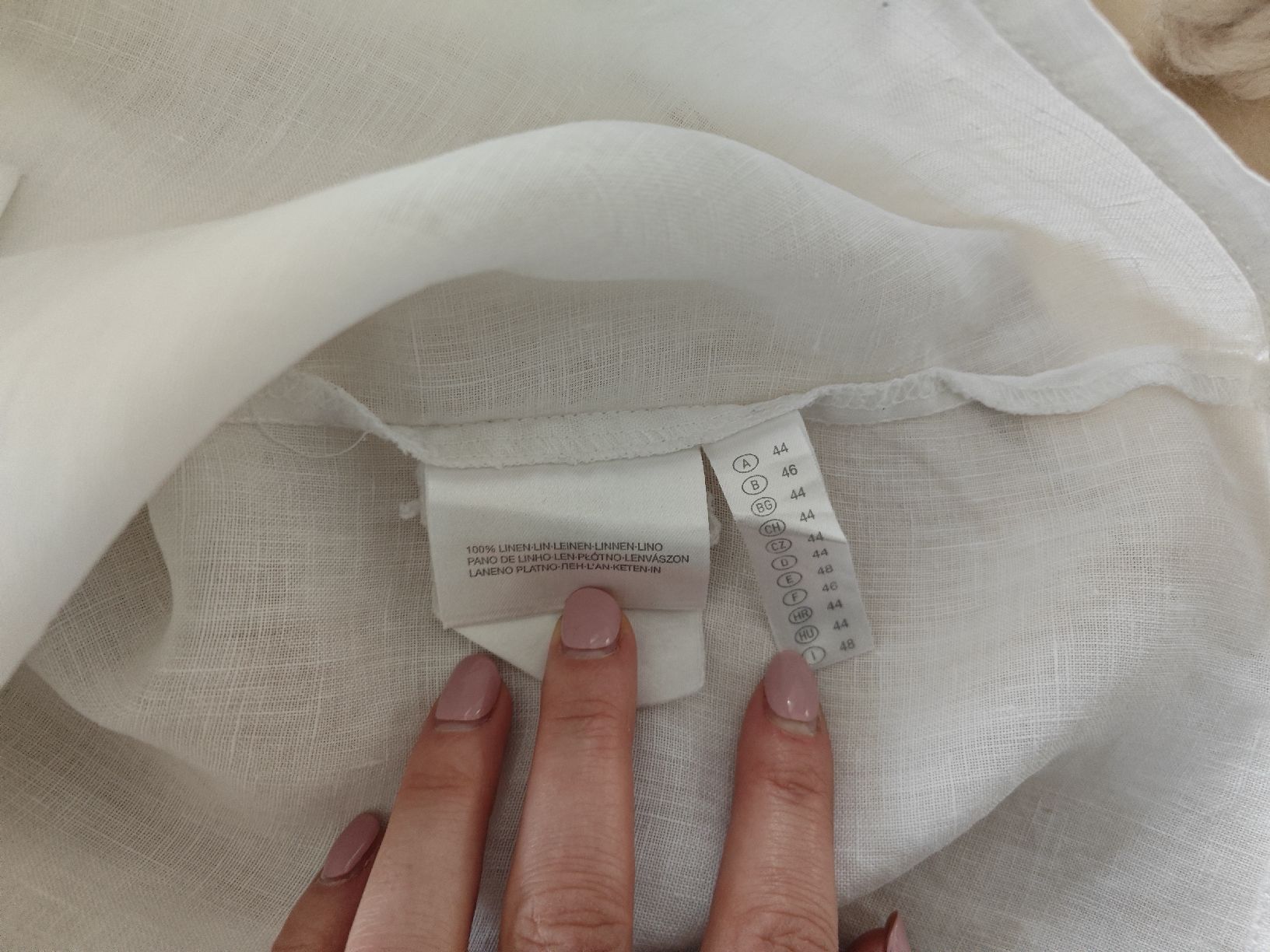 Camicette: Camicia 100% lino 40 – Usato da Biasca venduto da Giampy38 3