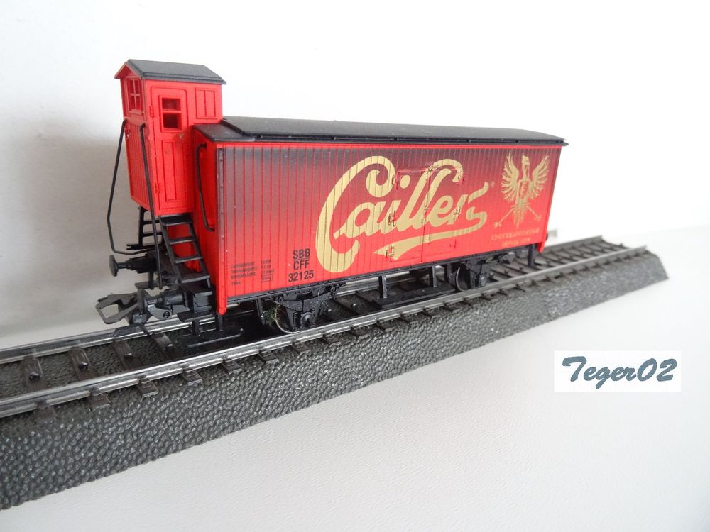 Märklin 4890.080 H0 Güterwagen G10 Mit Bremserhaus In Rot Als Werkstaetten Hilfswagen Der Voeest
