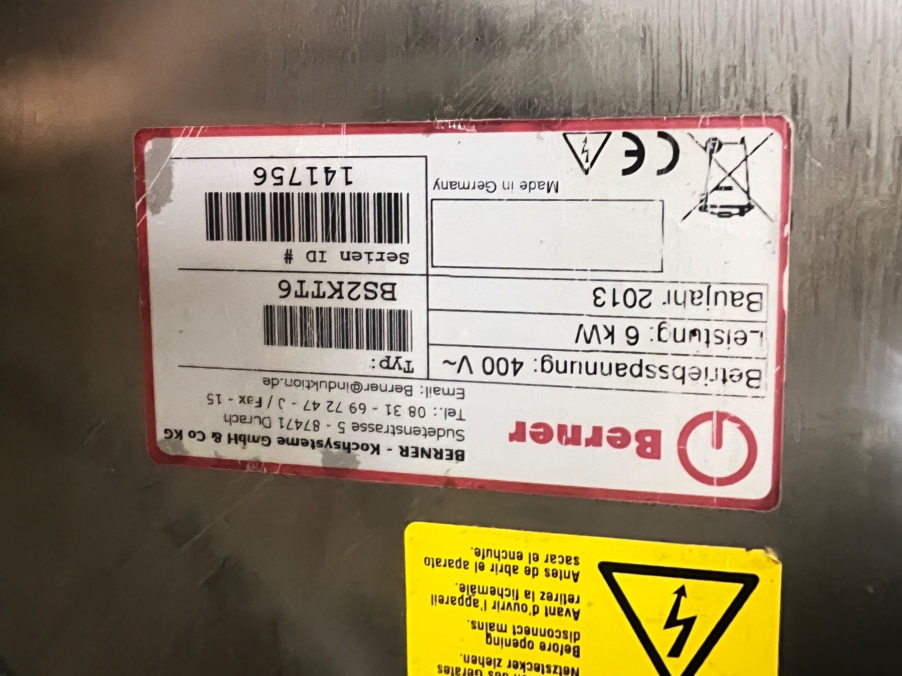 Elettrodomestici da cucina: Cerankocher 6.0 kw – Usato da Buchs AG venduto da imar82 4