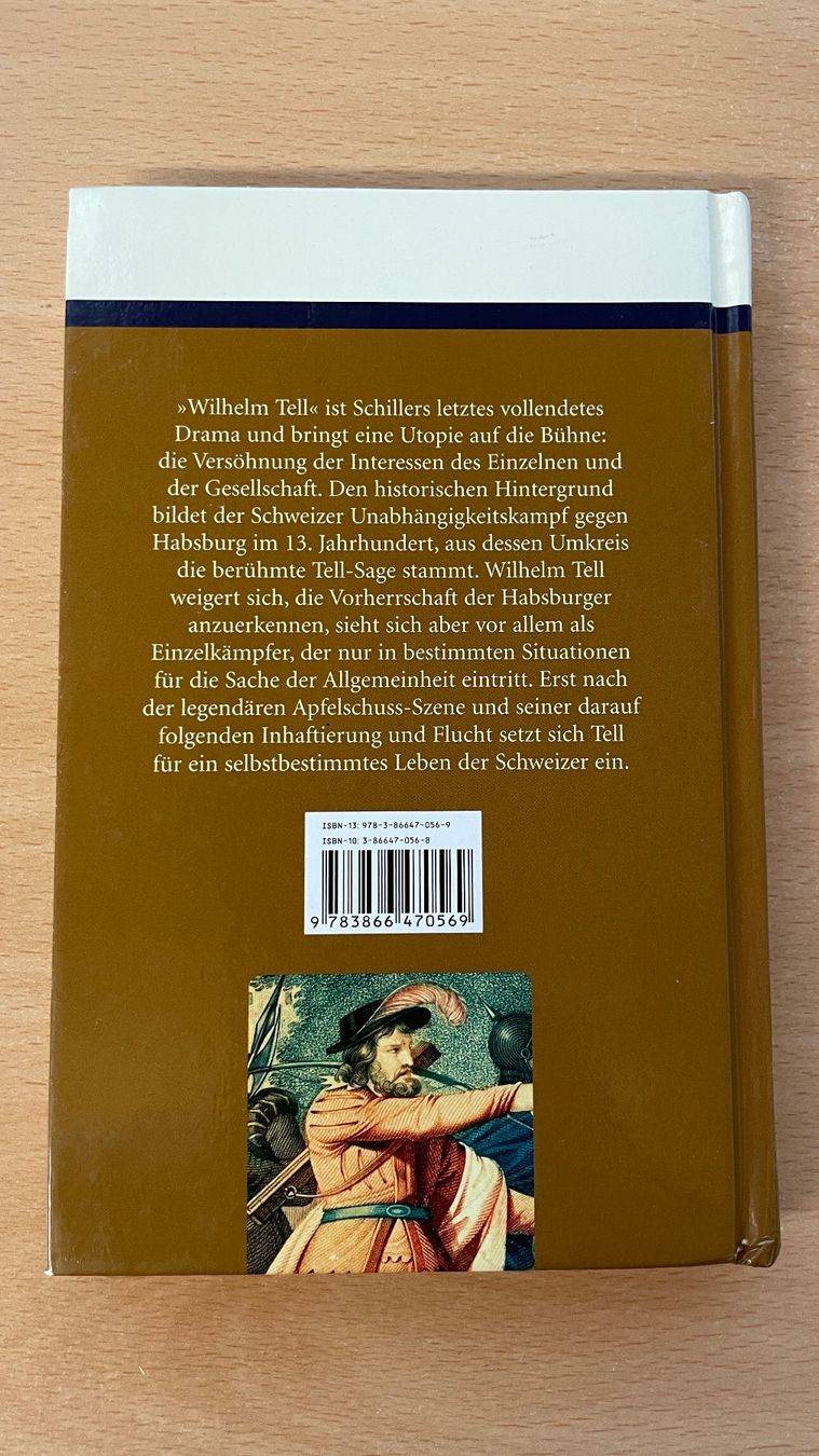 Libri: Wilhelm Tell - Friedrich Schiller – Usato da Glattfelden venduto da cybermaxx 1