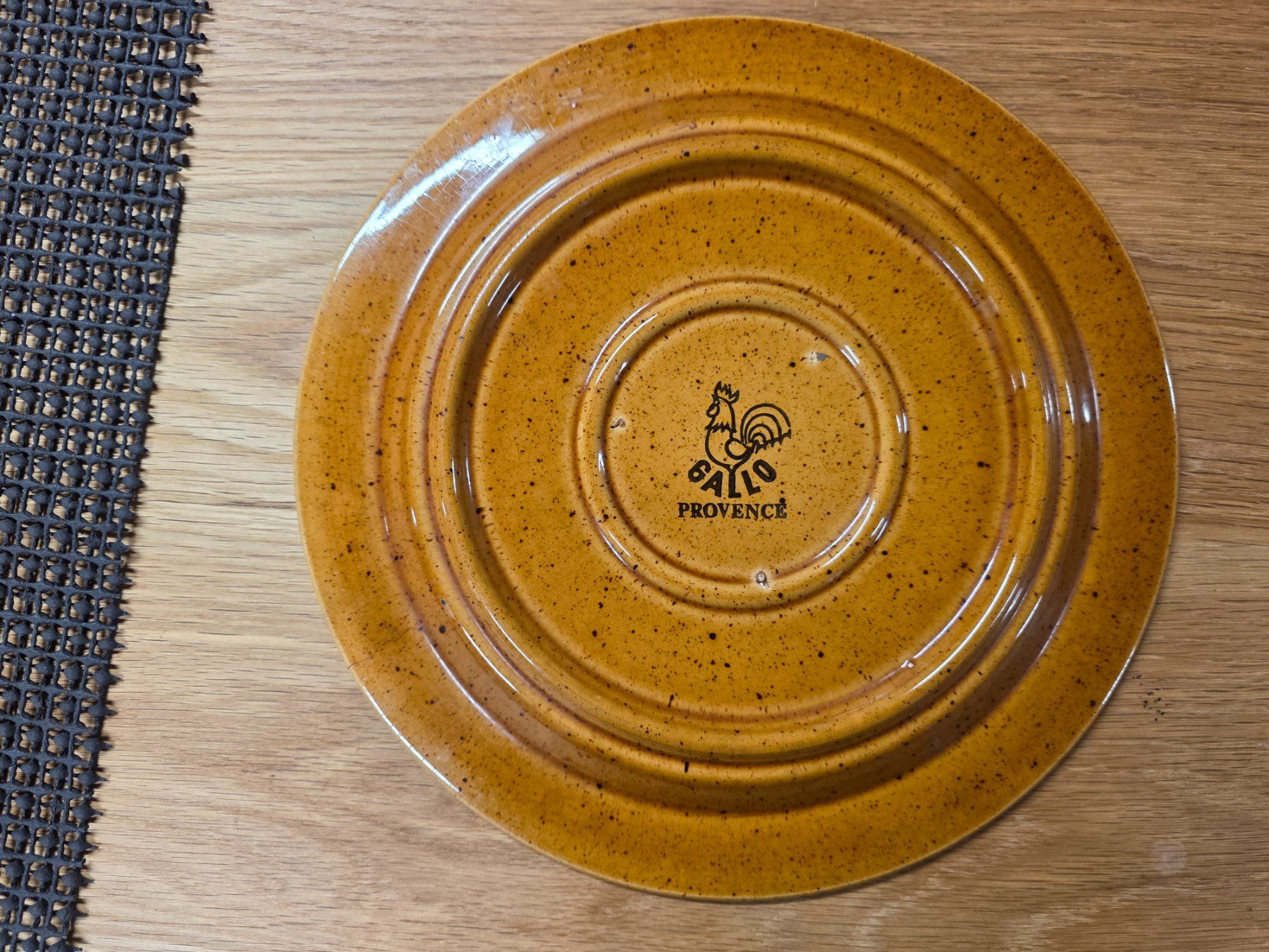 Teller: 11 Handmade flache Speise Teller Gallo Provence – Gebraucht aus Walterswil BE von Lonitti 4