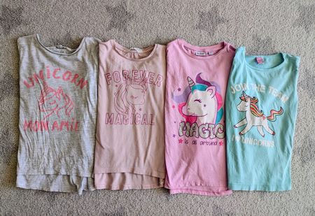 🌸 Langarmshirts Einhorn Gr. 122/128 🌸