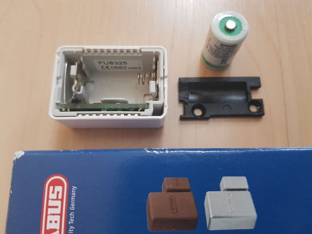 ABUS Security-Center ABUS FU2986 - Einwegbatterie - Alkali - 2 Stück(e) - Schwar