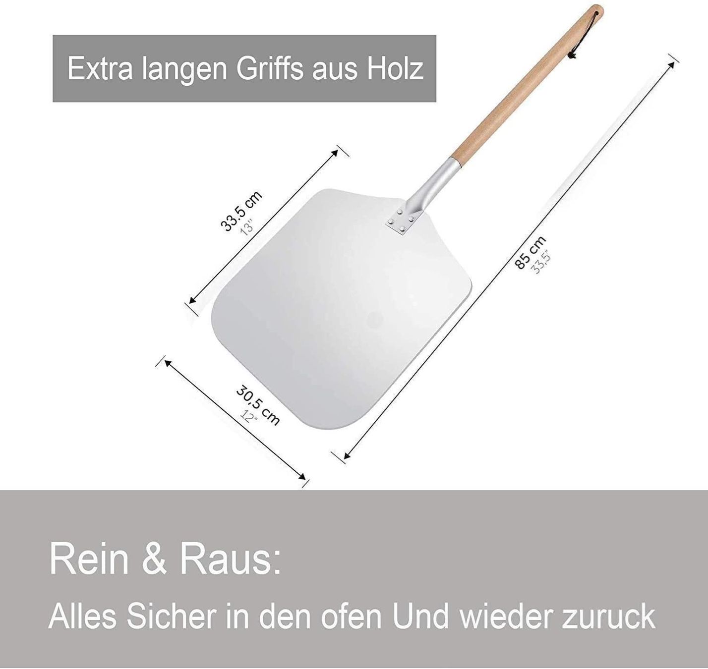 Appareils de cuisine: Professionellen Aluminium Pizzaschaufel – Neuf (Voir description) à Thun par onlino 1