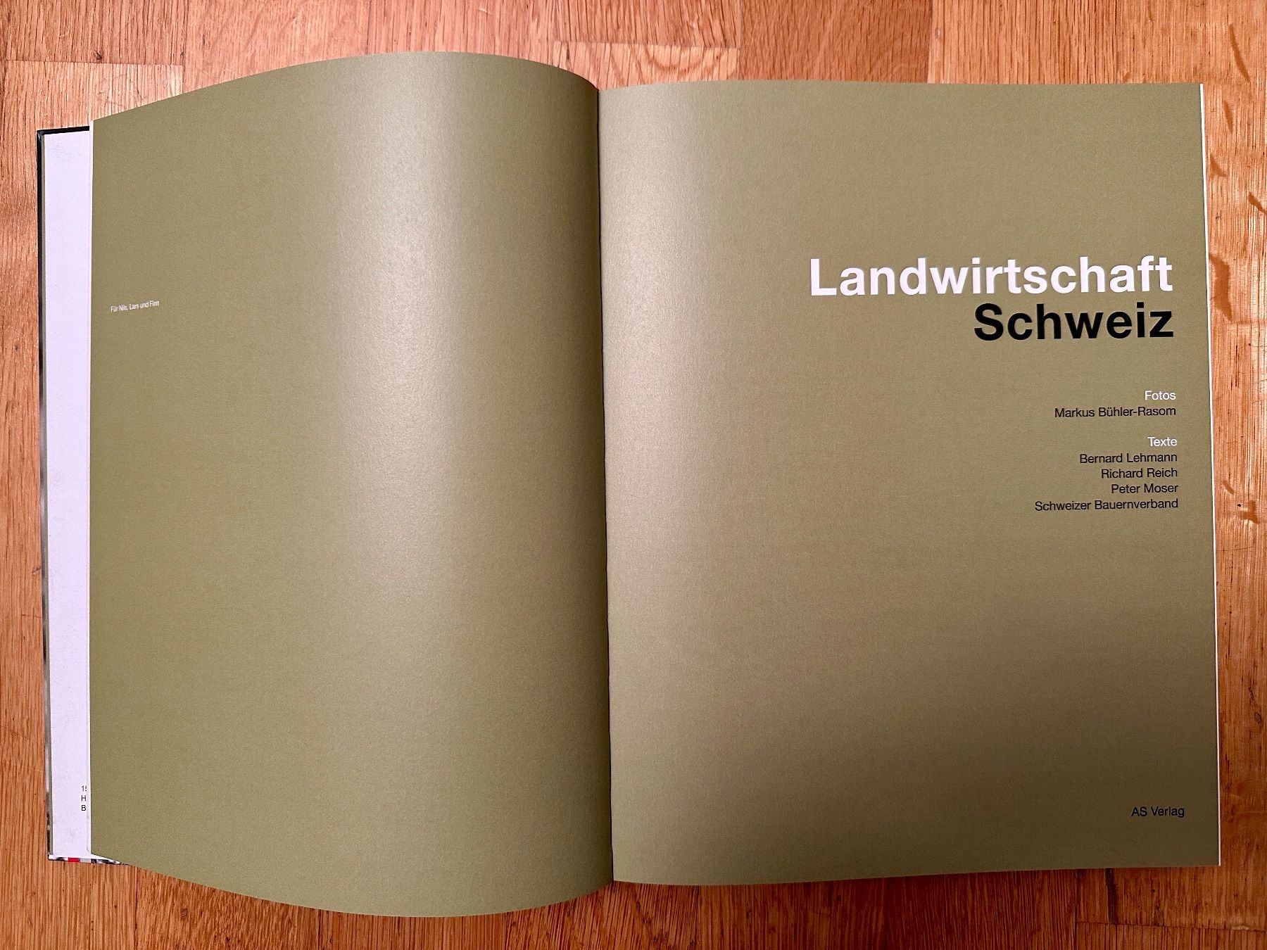 Libri: Markus Bühler-Rasom: Landwirtschaft Schweiz. – Usato da Zürich venduto da allp 1