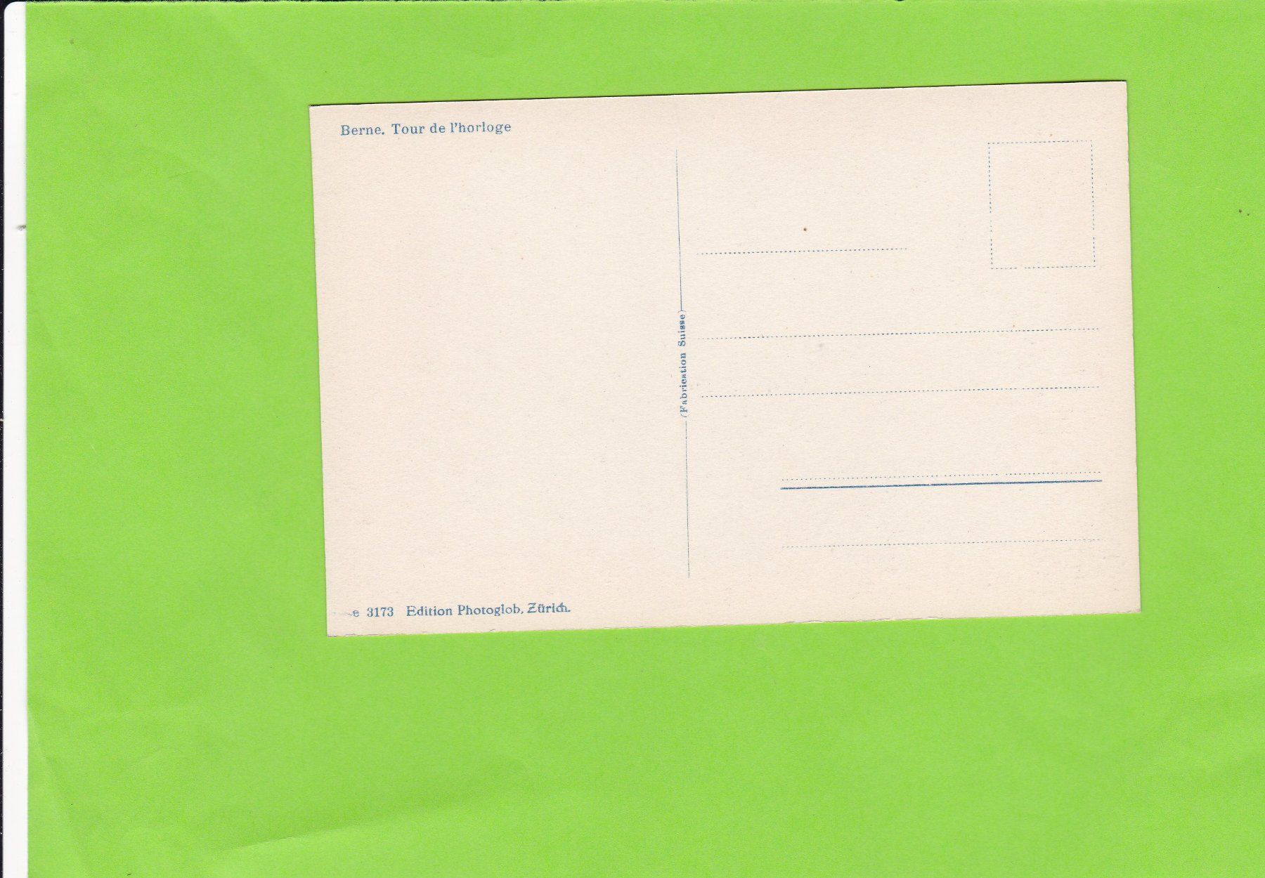 Cartoline postali: Bern-Zeitglockenturm – Usato da St. Peterzell venduto da neckertal 1