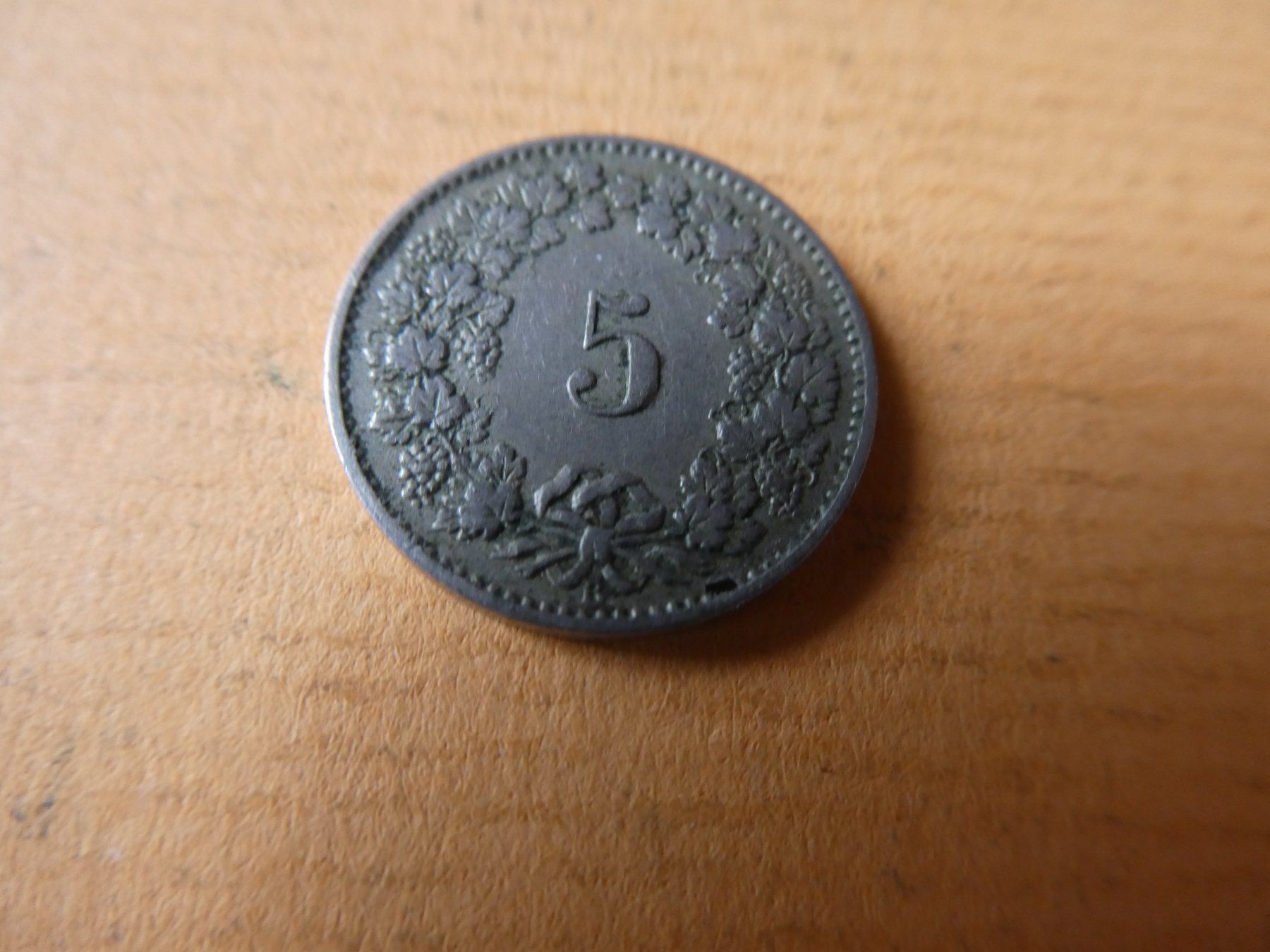 Toutes les monnaies: Schweiz 1880, 5 Rappen – D'occasion à Hinterforst par Rohusri 1