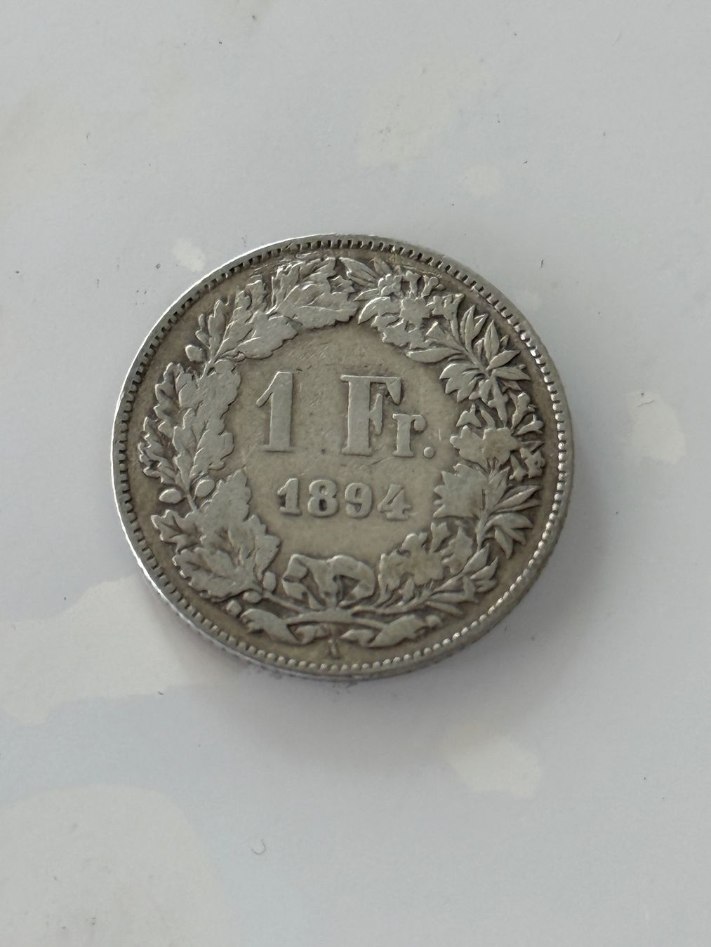 Tutti le monete: 1 Franken 1894  Rar – Usato da Wallisellen venduto da SWISS_SILVER1 1