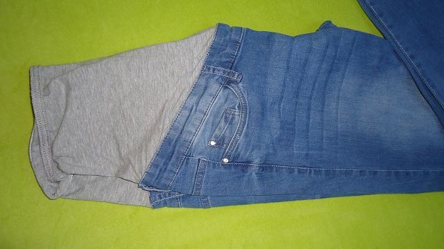 Jeans: Umstandsjeans, Gr. 38, hellblau, tolle Passform, Top! – Usato da Ergisch venduto da Haemmerli59 1