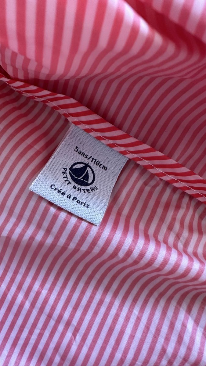 Giacche & Cappotti: Veste rayée rouge et blanche avec capuche - Taille 6 ans – Nuovo (secondo la descrizione) da Commugny venduto da rus_my8v 2