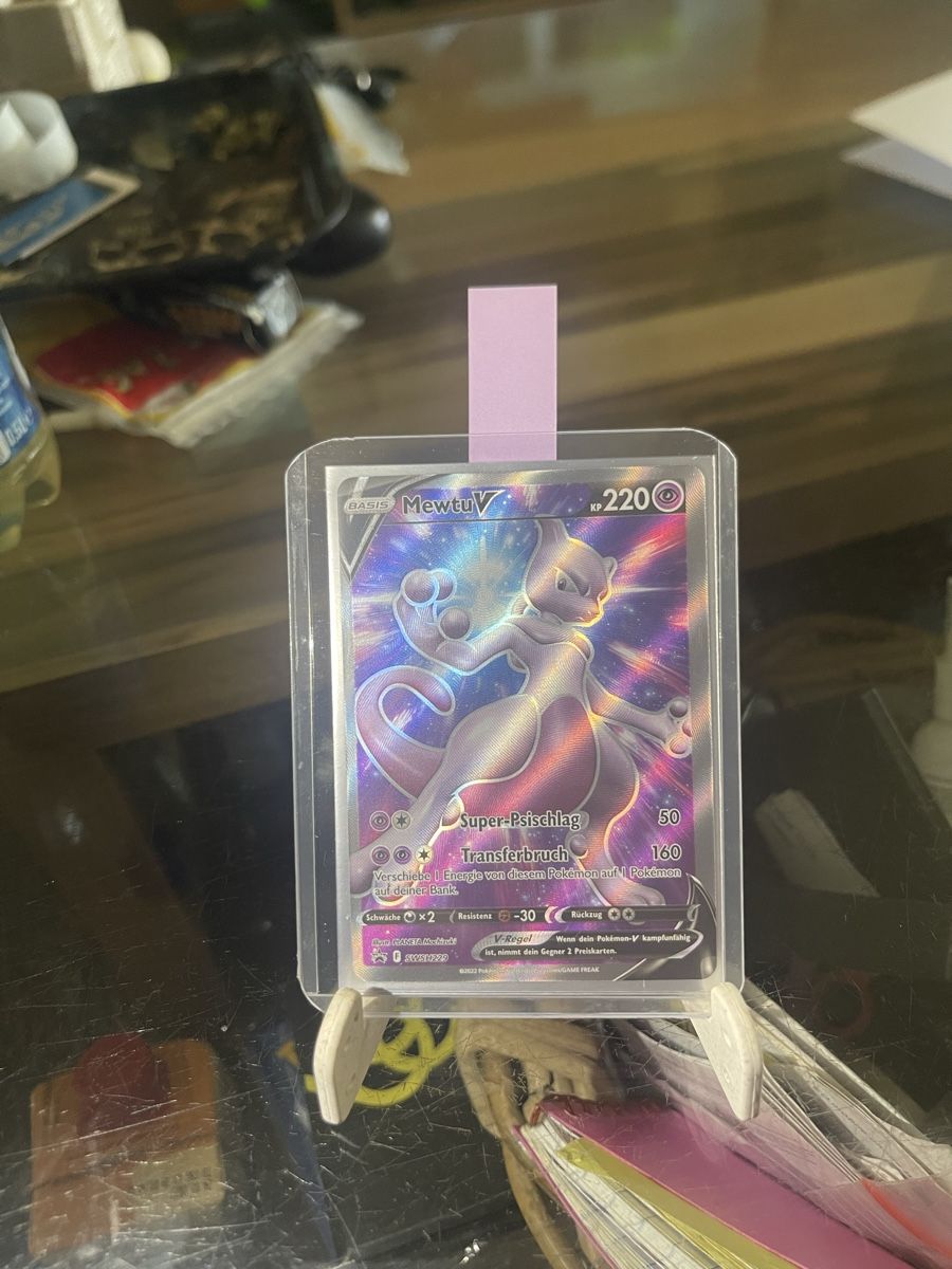 Pokémon Carte collezionabili: Mewtu V DE! – Nuovo e nell'imballaggio originale da Meinisberg venduto da bob_57g8
