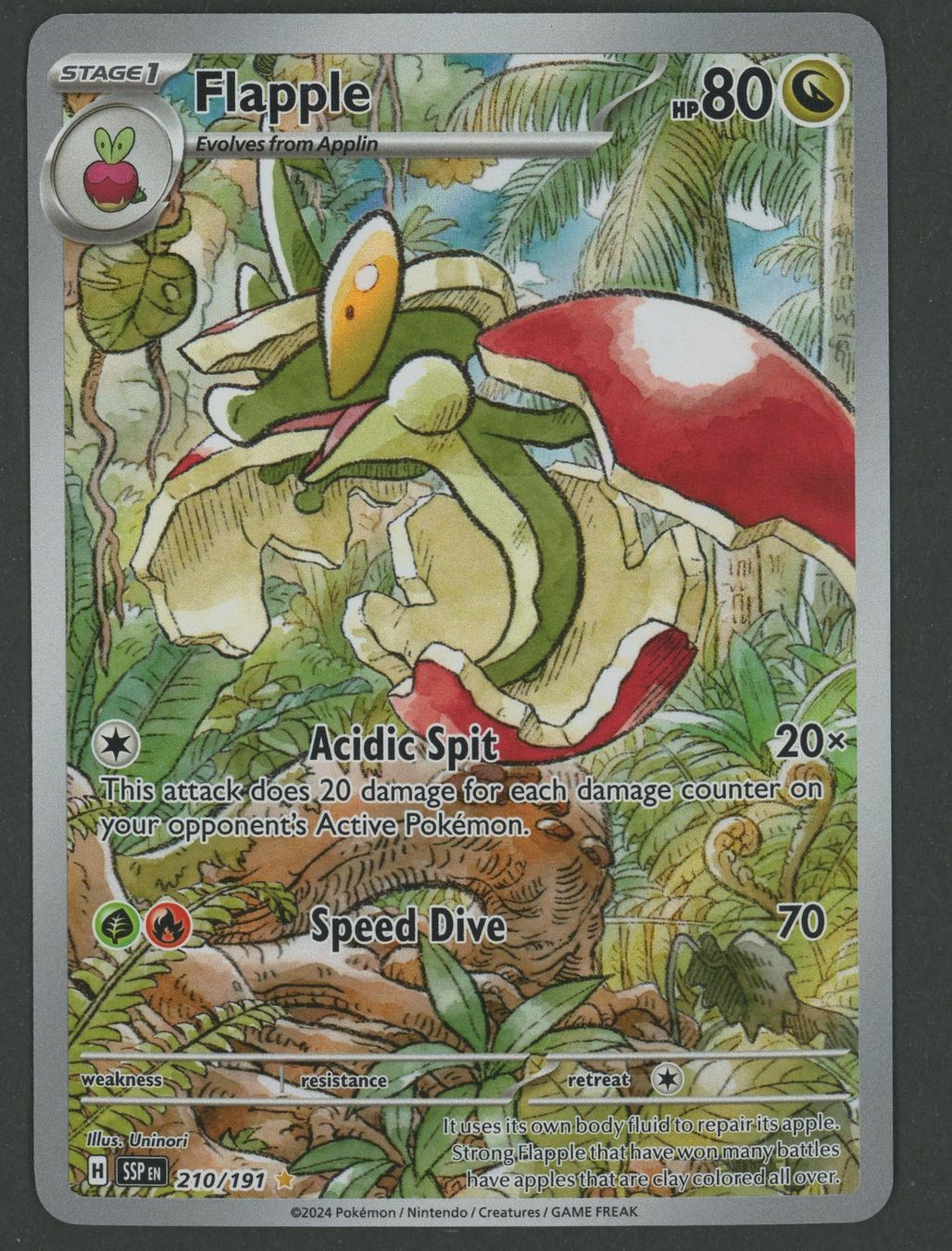 Pokémon Carte collezionabili: Flapple IR 210/191 EN ab 1.- – Usato da Rupperswil venduto da gengarbasar