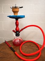 Al-Mani Camping Portable Shisha Rot neu & div. Tabaks