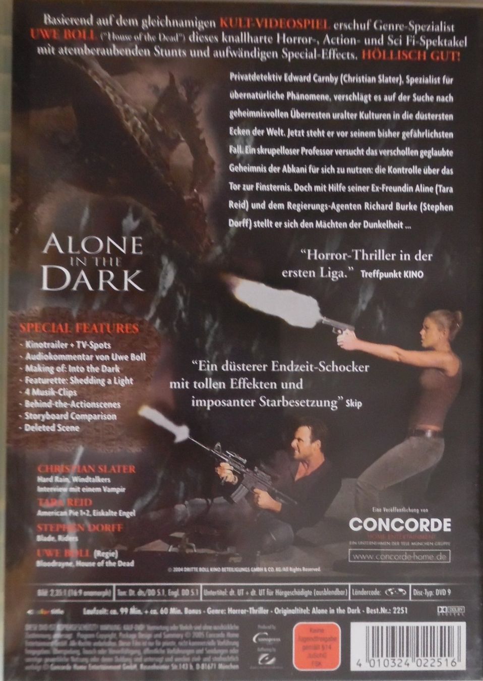 Tutti i DVDs: Alone in the Dark – Usato da Bellinzona venduto da Luna093 2