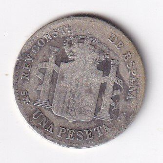 Tutti le monete: Spanien 1 peseta 1900 – Usato da Neuchâtel venduto da karlpierrino 1