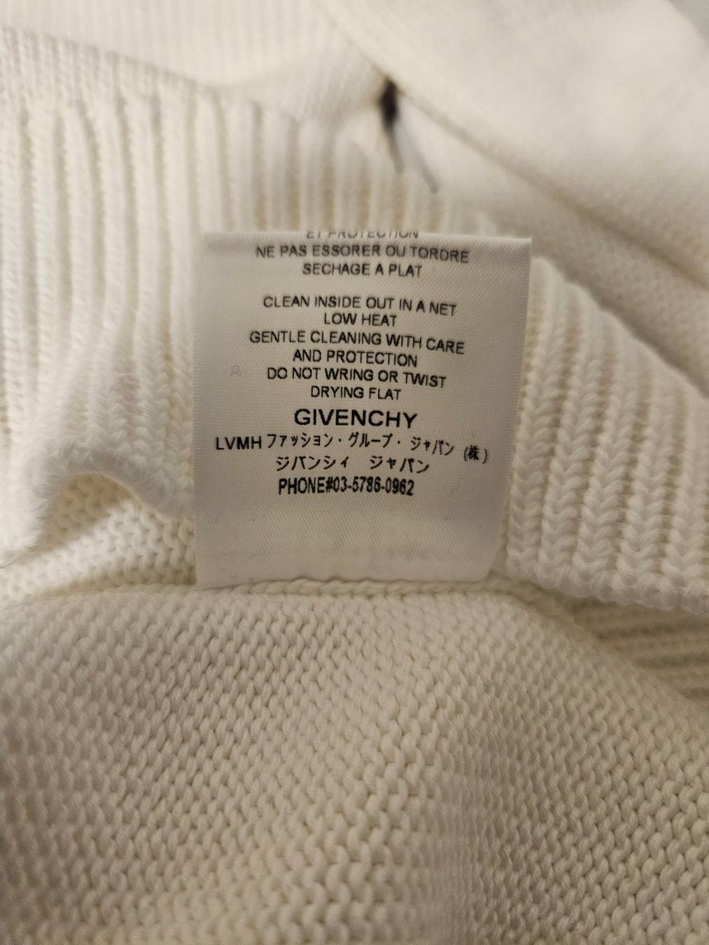 Givenchy Maglioni & Felpe: Givenchy Paris Strick-Pullover - Weiss, Größe S, Original – Nuovo (secondo la descrizione) da Kreuzlingen venduto da RahMal 5
