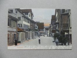 Karte Ansichtskarte Richterswil ZH 1904 Dorfstrasse Handlung
