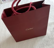 Cartier Geschenk Tasche Box Rot guter Zustand 