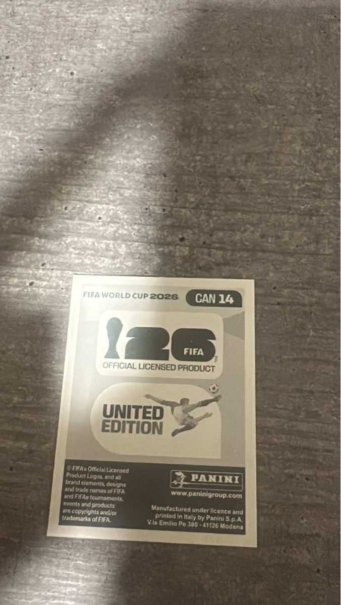 Panini Carte collezionabili: CAN 14 , FIFA WORLD CUP 2026 PANINI  – Nuovo (secondo la descrizione) da Frauenfeld venduto da 1PegPeg1 1