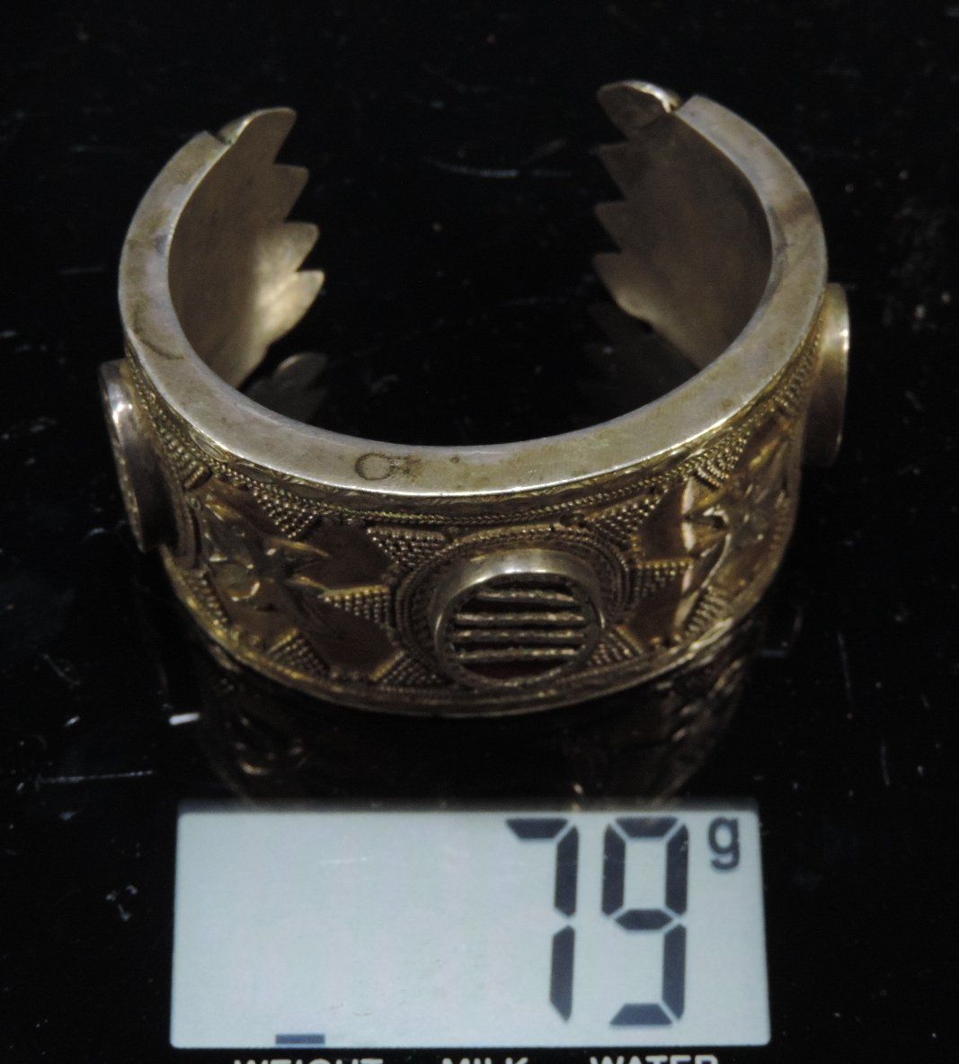 Armbänder & -reifen: massiver Silber Armreif mit Farbsteinen – Gebraucht aus Duggingen von roterbambus 7